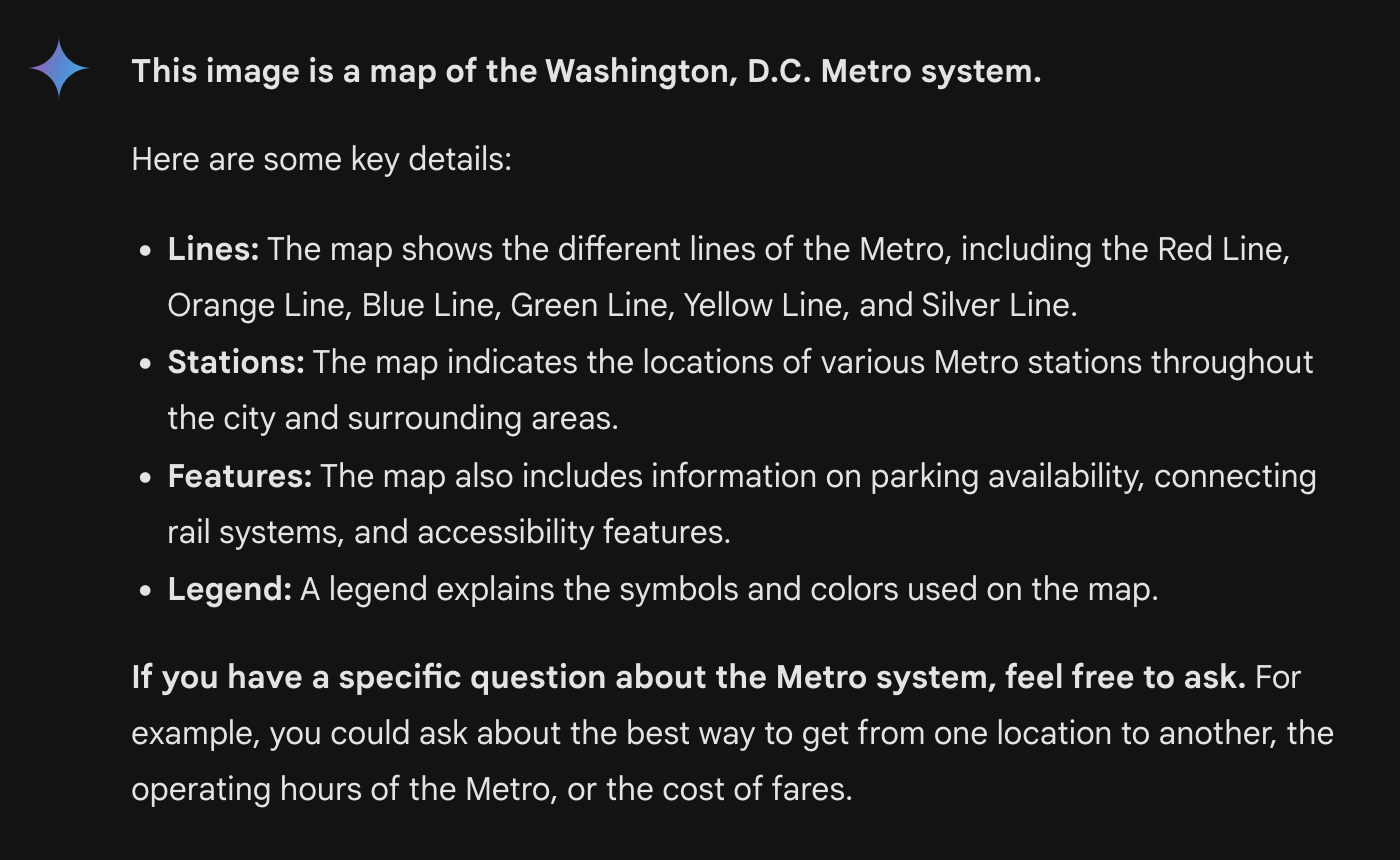 Map of Washington DC Metro